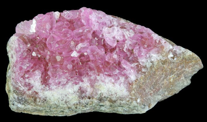 Cobaltoan Calcite Crystals on Matrix - Congo #63922